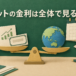 円定期と外貨・投資信託を組み合わせたセット定期の損得を天秤で比べるイメージ